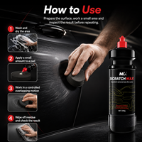 Cire de polissage pour éliminer les rayures de voiture, réparer les rayures de peinture, restaurer la brillance pour peinture automobile multicolore
