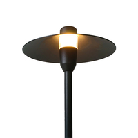 Lampe champignon LED étanche en aluminium pour jardin extérieur, cour, pelouse, villa, paysage, éclairage IP65 Plug-In AC/DC Power Supply