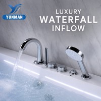 Baignoire de massage en acrylique pour 2 personnes, certifiée CE, de luxe, autoportante, portable, pour appartement et villa, avec 22 jets