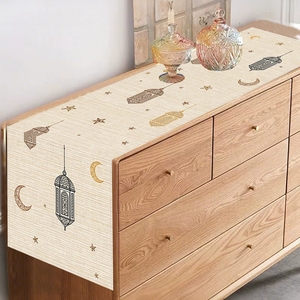 Nappe islamique pour les célébrations du Ramadan et de l'Aï<span class=keywords><strong>d</strong></span>, tissu à séchage rapide et résistant aux plis, parfait comme cadeau pour les réceptions familiales musulmanes - Product Image 4