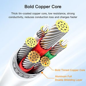 <span class=keywords><strong>Cable</strong></span> <span class=keywords><strong>de</strong></span> Carga SAMZHE Blanco <span class=keywords><strong>de</strong></span> 1m, USB-A 2.0 a Tipo-C, Carga Rápida <span class=keywords><strong>de</strong></span> 3A, Revestimiento <span class=keywords><strong>de</strong></span> PVC, para <span class=keywords><strong>iPhone</strong></span>/iPad/Samsung/Huawei/Xiaomi - Product Image 5