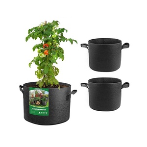 Sacs de culture en tissu robuste – Plusieurs tailles (1-15 gal), pots d'aération non tissés avec poignées – pour pommes de terre, tomates, carottes - Product Image 4