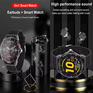 T20 <span class=keywords><strong>2</strong></span> in 1 con cancellazione di rumore <span class=keywords><strong>Smart</strong></span> Watch Bt auricolari integrati Combo Smartwatch cinturino da polso Tws auricolari - Product Image 4