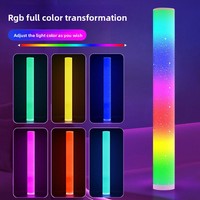 Nouvelle Lampe sur Pied LED RGB avec Contrôle par APP, Activée par la Voix, Effet Ciel Étoilé, Veilleuse Ambiante pour Chambre, Salon et Fêtes