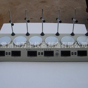 Agitador magnético de múltiples cabezales HJ-6 con función de calentamiento para experimentos químicos, 6 cabezales, pantalla digital, termostático - Product Image 3