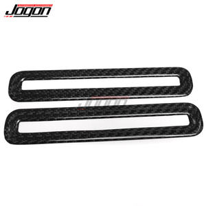 Pour <span class=keywords><strong>Ford</strong></span> <span class=keywords><strong>Mustang</strong></span> <span class=keywords><strong>GT</strong></span> S650 2024 voiture poignée de porte <span class=keywords><strong>centrale</strong></span> évent sortie autocollant couverture garniture accessoires intérieur véritable Fiber de carbone - Product Image 3