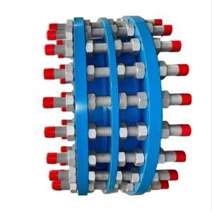 Quá trình đúc JIS tiêu chuẩn đôi Mặt bích sắt có thể tháo rời khớp Truyền tải điện 30mm Kích thước Ống mở rộng áp lực cao - Product Image 5