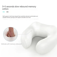 Vente en gros Oreiller masseur de cou chauffant Shiatsu électrique sans fil en forme de U Vibrant avec fonction de maintien au chaud pour les voyages