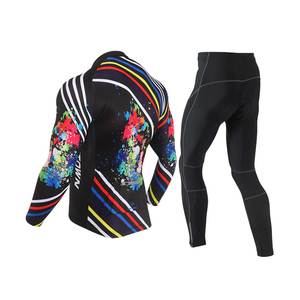 Maglie da <span class=keywords><strong>Ciclismo</strong></span> Personalizzabili OEM per Uomo, Traspiranti, Taglie Grandi, 100% Poliestere, <span class=keywords><strong>Manica</strong></span> <span class=keywords><strong>Lunga</strong></span> - Product Image 2