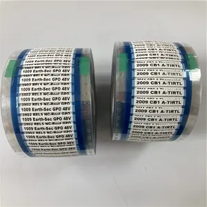 D-SCE 3 : 1 열 수축 마커 슬리브 폴리올레핀 튜브 케이블 식별