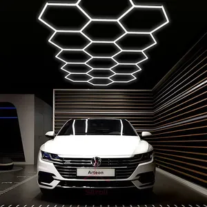 SUEZ 6500K Detailing Light Led Hexagon Light for Garage Warehouse Office Car Detailing Shop - Product Image 2