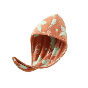 <span class=keywords><strong>JENNIFER</strong></span> Serviette de séchage pour cheveux pour femme, super absorbante, séchage rapide, motif jacquard épais, turban de bain - Product Image 5