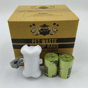 Light Green 50-Roll Dog Poop <b>Bag</b> with Eco-Friendly <b>Dispenser</b> Cute and Sustainable <b>Plastic</b> <b>Bags</b> at Attractive Prices - Product Image 2