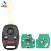 Clé Télécommande de Voiture MS à 3+1 Boutons, Puce ID46 313.8MHZ pour FCCID OUCG8D-380H-A PN 35118-SDA-A11, Clé Vierge à Transpondeur Automatique pour Honda