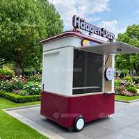 Mini remorque mobile pour café/desserts, camion de restauration entièrement équipé, vente de snacks, glaces, service rapide