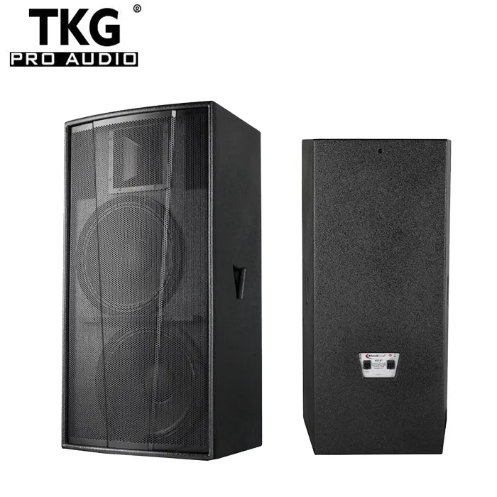 TKG 1000watt dual 15 polegadas F25 baixo grande falante dj som sistema