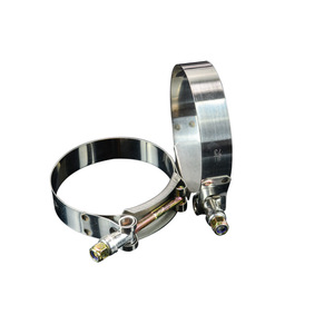 Stainless Steel 304T Exhaust Pipe <b>Clamp</b> 2.75 Inch 73-81mm Heavy Duty For Silicone Turbine Hoses - Product Image 1
