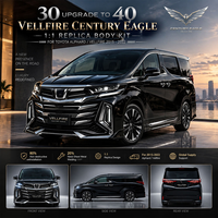 Kit de conversion de carrosserie extérieure de style Série 30 à Série 40 pour Toyota Alphard Vellfire 2015-2022, pièces de mise à niveau en plastique