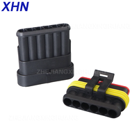Conectores Impermeables para Automóviles de la Serie 1.5 de 12A, Enchufes Macho y Hembra IP65, 2/3/4/5/6 Pines, 700-021-1.5