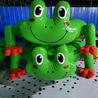 Ensemble de jeu gonflable de course de lapin de construction d'équipe de sports et de divertissement extérieur pour des courses de lapin de tortue