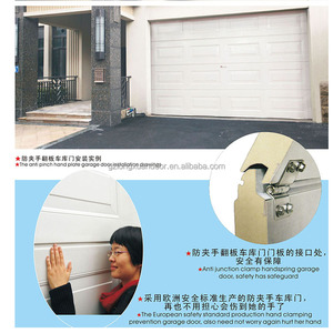 <span class=keywords><strong>Porte</strong></span> de <span class=keywords><strong>garage</strong></span> <span class=keywords><strong>sectionnelle</strong></span> automatique antivol en acier et alliage d'aluminium avec surface finie pour entrée de villa - Product Image 5