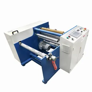 Novo Manual Econômico Rebobinamento e Máquina de Corte (PE) Alumínio Baking Paper Stretch Film Cutter Rewinder