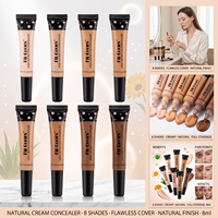 Correcteur Crème Naturel 8ml Beige Clair Correcteur Visage Couvrant les Taches d'Acné et les Cernes 8 Couleurs