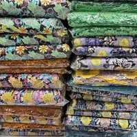 Stok Tersedia 5 Yard Kain Wax 3D, Kain Cetak Wax Afrika, Kain Ankara, Kain Batik, Kain Wax Aplikasi, Kain Wax Bordir