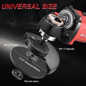 Meuleuse d'angle sans fil industrielle 20V, moteur sans balais, interrupteur à gâchette, couple élevé, protection contre les surcharges, outil métallique robuste - Product Image 5