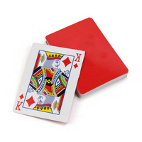 Fournisseur en gros impression de logo conception cadeaux promotionnels personnalisés boîte paquet de cartes porte-cartes à jouer personnalisées
