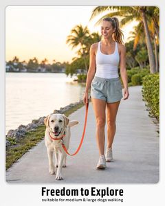 สายจูงสุนัขแบบปรับได้ ป้องกันการขโมย ผลิตจากเชือกถัก สำหรับโชว์สุนัข  ผลิตโดยผู้ผลิตสายจูง - Product Image 3