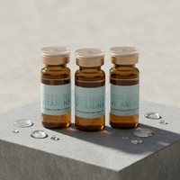 Hikocy 10ml Vitamine C & Acide Hyaluronique Sérum Ampoule Professionnel Raffermissant et Nourrissant pour Soins de la Peau, Flacons OEM ODM Marque Privée