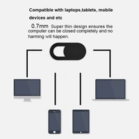 Protecteur d'objectif de caméra coulissant ultra-fin étanche en ABS avec logo personnalisé pour téléphones portables et ordinateurs portables