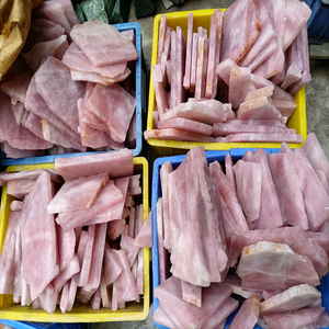 Disques de <span class=keywords><strong>pierre</strong></span> de quartz rose naturel disques plats ronds en cristal pour la fabrication de bijoux de colle de cils décoration de la maison - Product Image 5