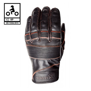 Carburo VEGA Guantes de verano de cuero certificado CE Marrón XL - Product Image 1