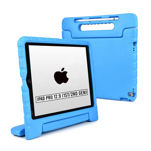 Trường Hợp Cho <span class=keywords><strong>iPad</strong></span> Pro 12.9 1st 2nd Thế Hệ 2015 2017 | Ultra Slim Rugged Trẻ Em EVA Bọt <span class=keywords><strong>iPad</strong></span> Pro Trường Hợp Bìa Với Đứng Xử Lý - Product Image 1