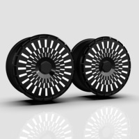 JE 18-21 pouces enjoliveurs de roue ABS Aerodisc pour véhicules Tesla 3 Y S X, neufs, chromés noirs, protection de moyeu décorative