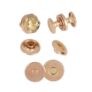 Nhà Máy Giá Bán Vòng Đôi Đinh Tán 14Mm 18Mm Mỏng Từ <span class=keywords><strong>Snap</strong></span> Nút Đóng Cửa Fastener Cho Ví Túi Xách - Product Image 5