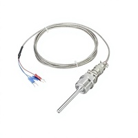 Sonde de température RTD Hongtai résistante à la corrosion Pt100 Pt1000 Pt, sonde en acier inoxydable à 3 fils pour le chauffage des réservoirs de liquides et d'huiles