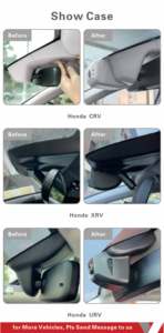 Caméra de tableau de bord pour Honda Accord <span class=keywords><strong>2016</strong></span> 2017 2018 2019 2020 2021 2022 2023 Hd Avant Arrière 1080p 2k 4k Car Dvr Dashcam Car Black Box - Product Image 3