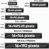 Panneau LED flexible pour pare-brise de voiture, yeux de démon dynamiques, affichage d'animation, panneau LED intelligent à défilement doux pour camions