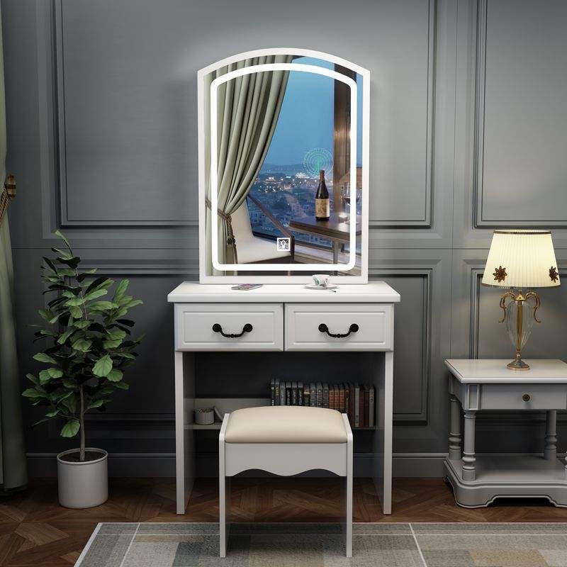 push-pull mirror led lamp