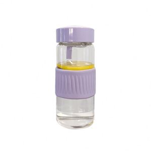 Silicone Leather Portable Cup Wholesale Office Use Eco-Friendly High Temperature Resistant <b>Tea</b> Water Separation Design Filter - Product Image 5