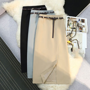 Jupe de Costume Élégante pour Femme, Taille Haute, Mi-Longue, Multifonctionnelle, Décontractée et de Travail, Printemps-Automne - Product Image 1