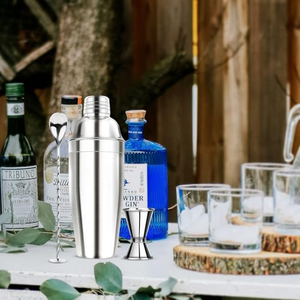 Juego de Coctelera de Acero Inoxidable de 3 Piezas, Capacidad de 700 ml, Diseño Moderno y Sostenible para Uso en Casa, Bar o Discoteca - Product Image 5
