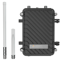Passerelle LoRaWAN industrielle extérieure IP67 étanche 8 canaux longue portée avec serveur réseau intégré MQTT 4G/Wi-Fi Backhaul