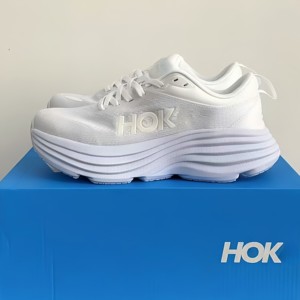 High Quality HOKAS Bondi 8 Unisex Lightweight Thick Sole Running Shoes Fashion Breathable Material Sneakers - Product Image 4