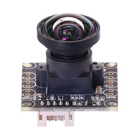 Módulo de Cámara Industrial USB con Sensor CMOS IMX291 de 1080P, Lente Gran Angular de 2.4mm y 120 Grados sin Distorsión, Color HD, Sin Necesidad de Controladores