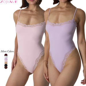 Mùa hè HOT GIRL Vibe ren-trim điều chỉnh chặt chẽ bên trong vest hai lớp yếm một mảnh Shapewear cho phụ nữ - Product Image 1