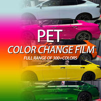 Film de covering automobile en PET 6,5 mil, couleur argent liquide, effet métallique, changeant de couleur, aluminium Mercury GT Silver, vente en gros